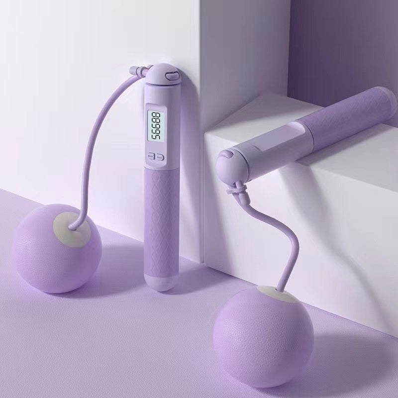 Fitness Fat Reduction Dedicated Count Rope Skipping With Bearings